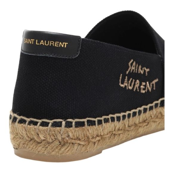 Saint Laurent Shoes - Saint Laurent Black Signature Espadrilles Size 40.5 (10.5) NIB